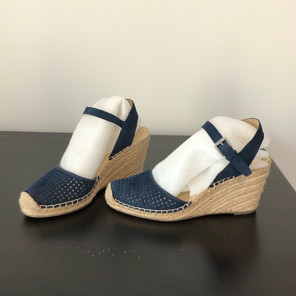 Franco Sarto Espadrille Navy Sandals